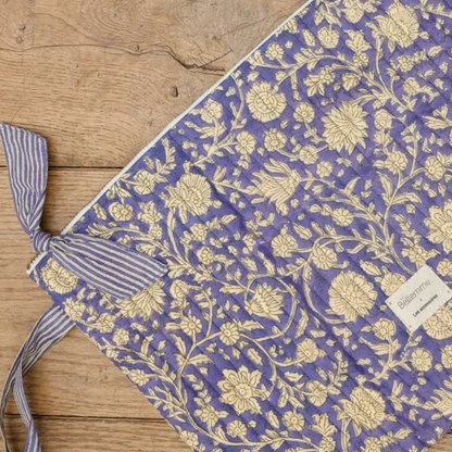 Pochette ordinateur 13' - IMPRIME ANJALI COBALT