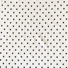 Lange/petit foulard gaze de coton - Coeurs écru