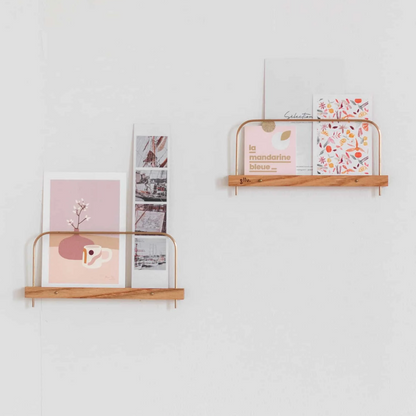 Lot de 2 étagères Gllü 20cm - Clair