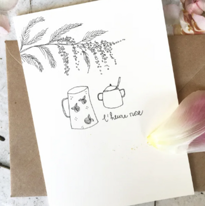 Carte - L'heure rose