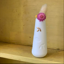 Vase - feuille dorée - Mini