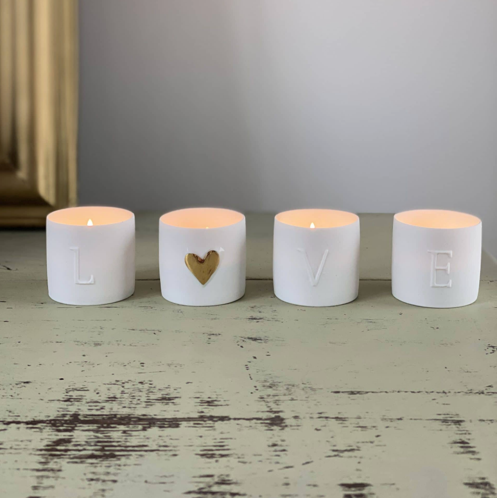 Photophores LOVE- Set de 4