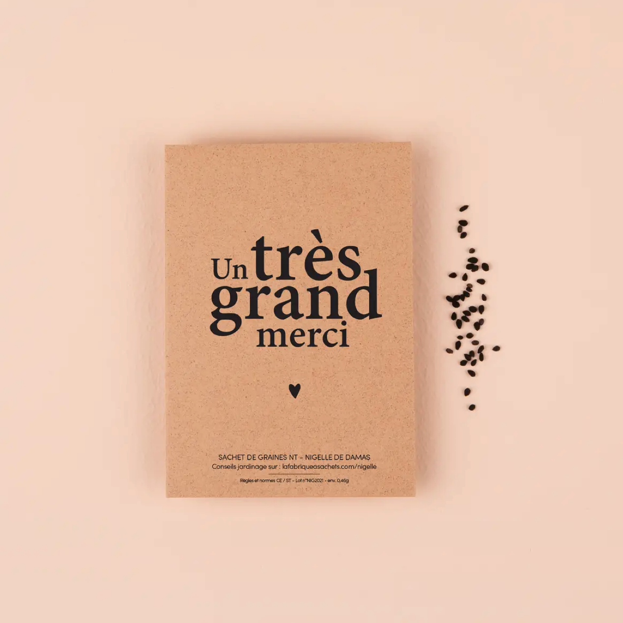 Sachet de graines - Un très grand merci