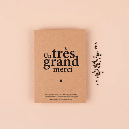 Sachet de graines - Un très grand merci