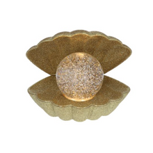 Lampe coquillage - doré pailleté