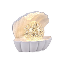 Lampe coquillage - blanc nacré