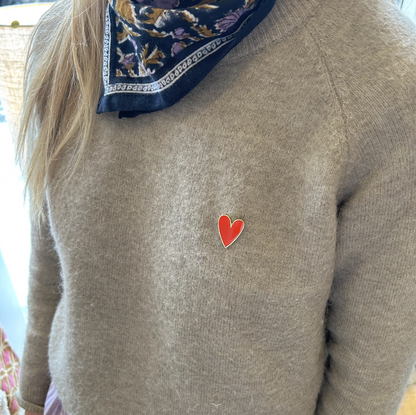 Pin's Nounou, merci - Rouge