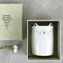Vase/pot rond - Chat
