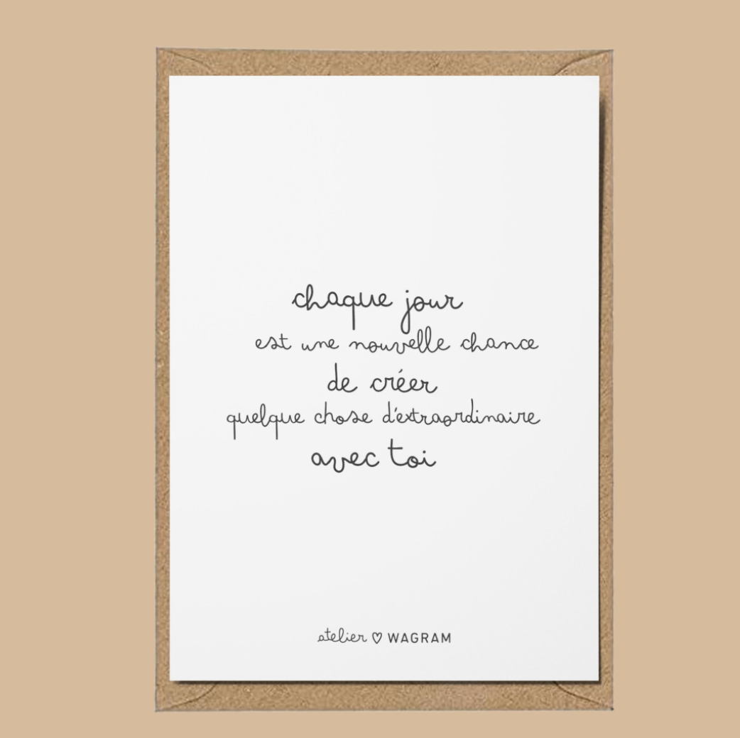 Carte - Nouvelle chance