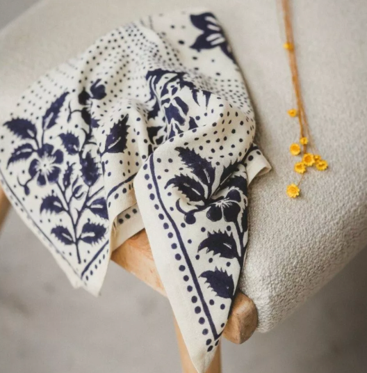 Petit foulard - Hindi écru