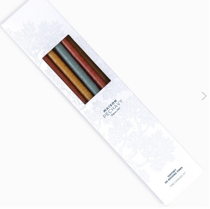 Coffret 10 bougies fines - Terracotta