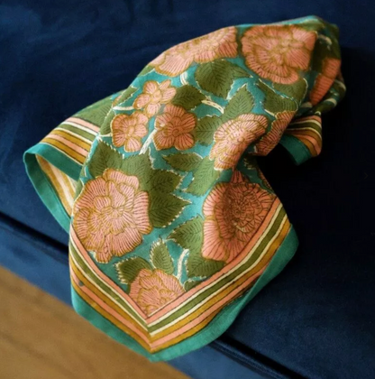 Foulard - Georgia bleu crépuscule