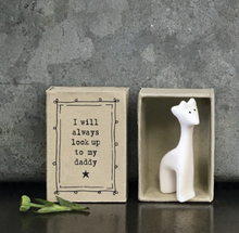 Mini boîte Girafe - I Will always look up to my daddy