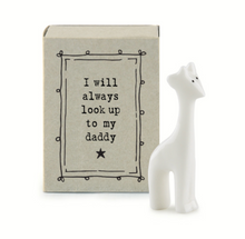 Mini boîte Girafe - I Will always look up to my daddy