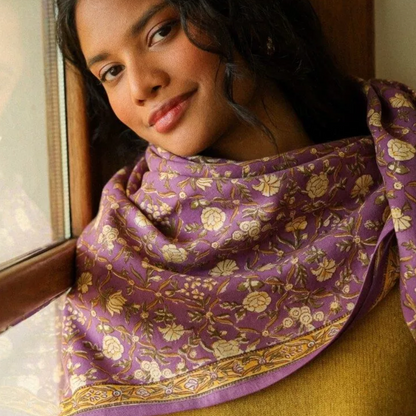 Foulard - Albertine purple