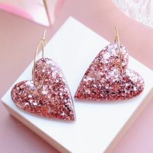 Boucles d'oreilles coeur Mimi - Rose gold