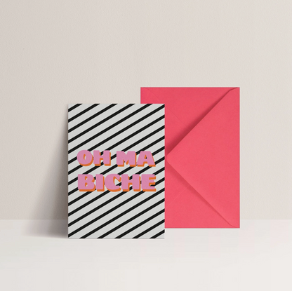 Carte - Oh ma biche !