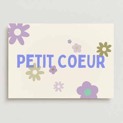 Carte postale - Petit coeur de beurre
