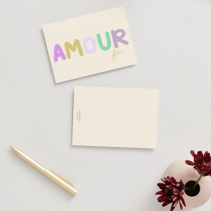 Carte postale - AMOUR fou