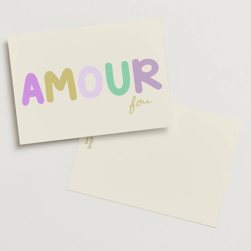 Carte postale - AMOUR fou
