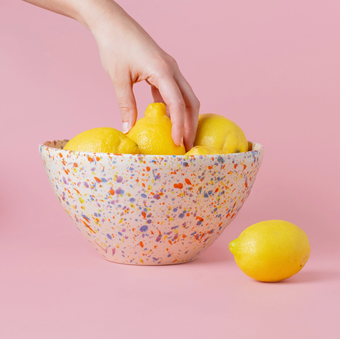 Saladier en céramique - Multicolore