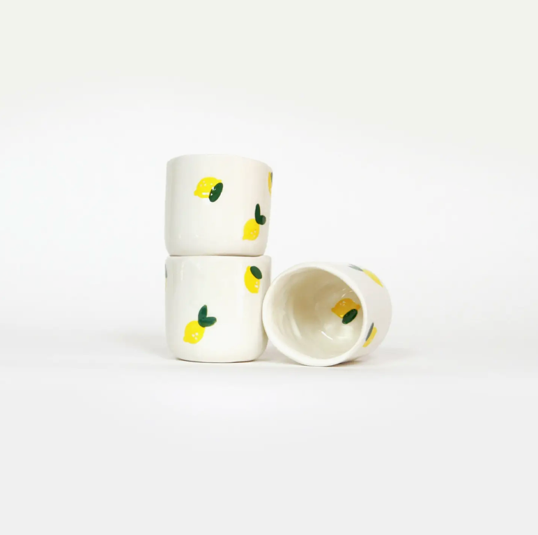 Tasse en faïence - Citrons