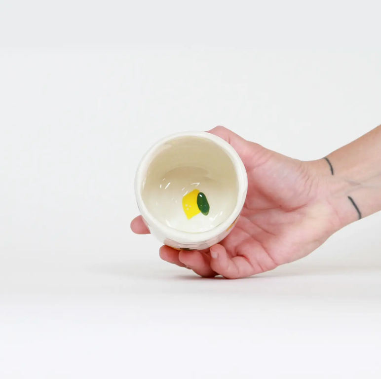 Tasse en faïence - Citrons