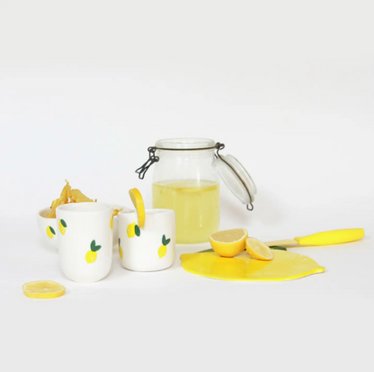 Tasse en faïence - Citrons