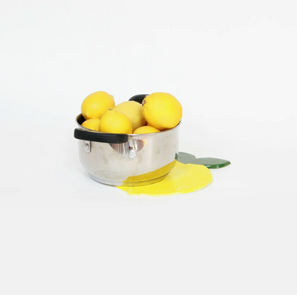 Dessous de plat en faïence - Citron