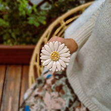 Fleur de gerbera en céramique - Blanche