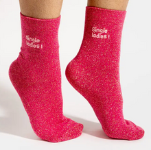 Chaussettes paillettes rose - Single ladies