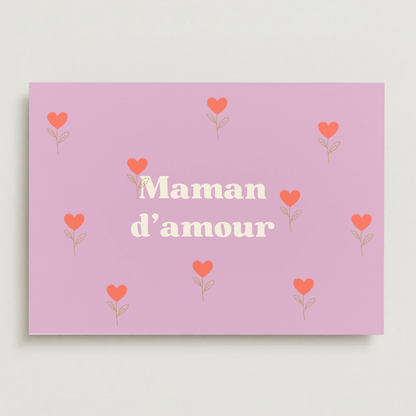 Carte postale - Maman d'amour
