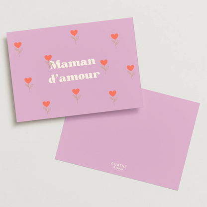 Carte postale - Maman d'amour