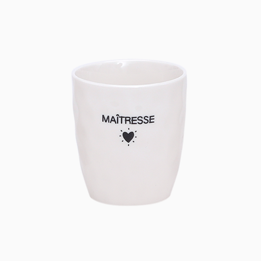 Tasse message - Maîtresse