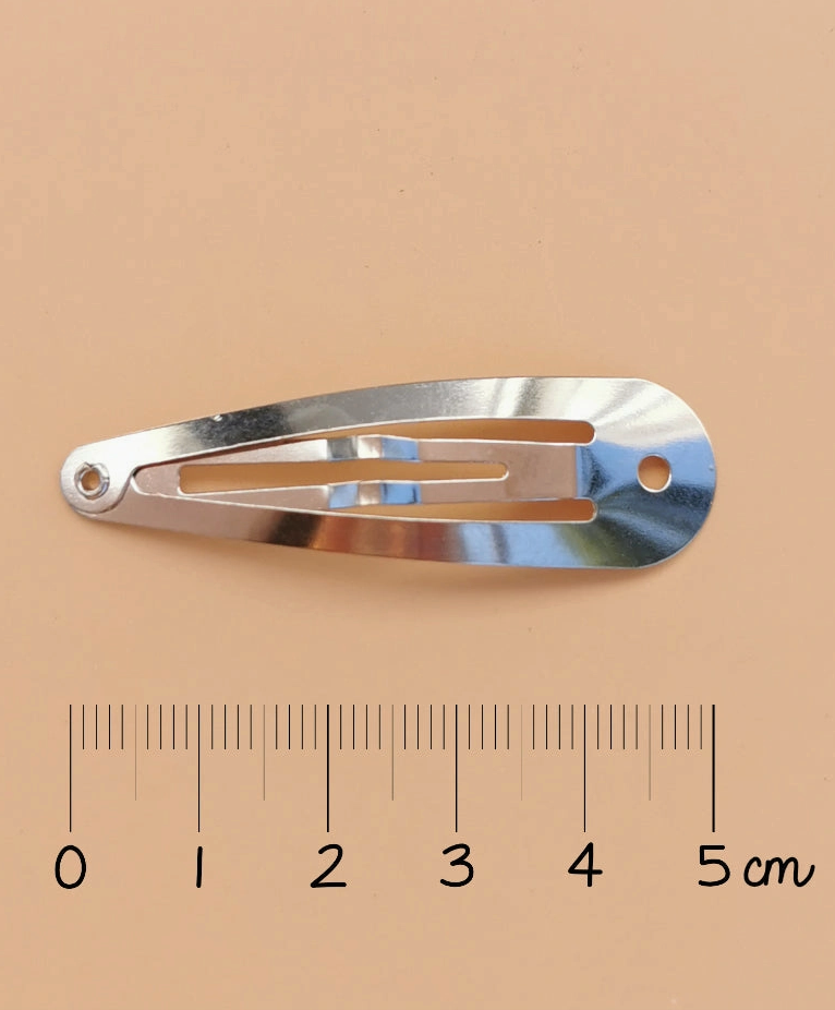 Barrette - Chien paillettes dorées
