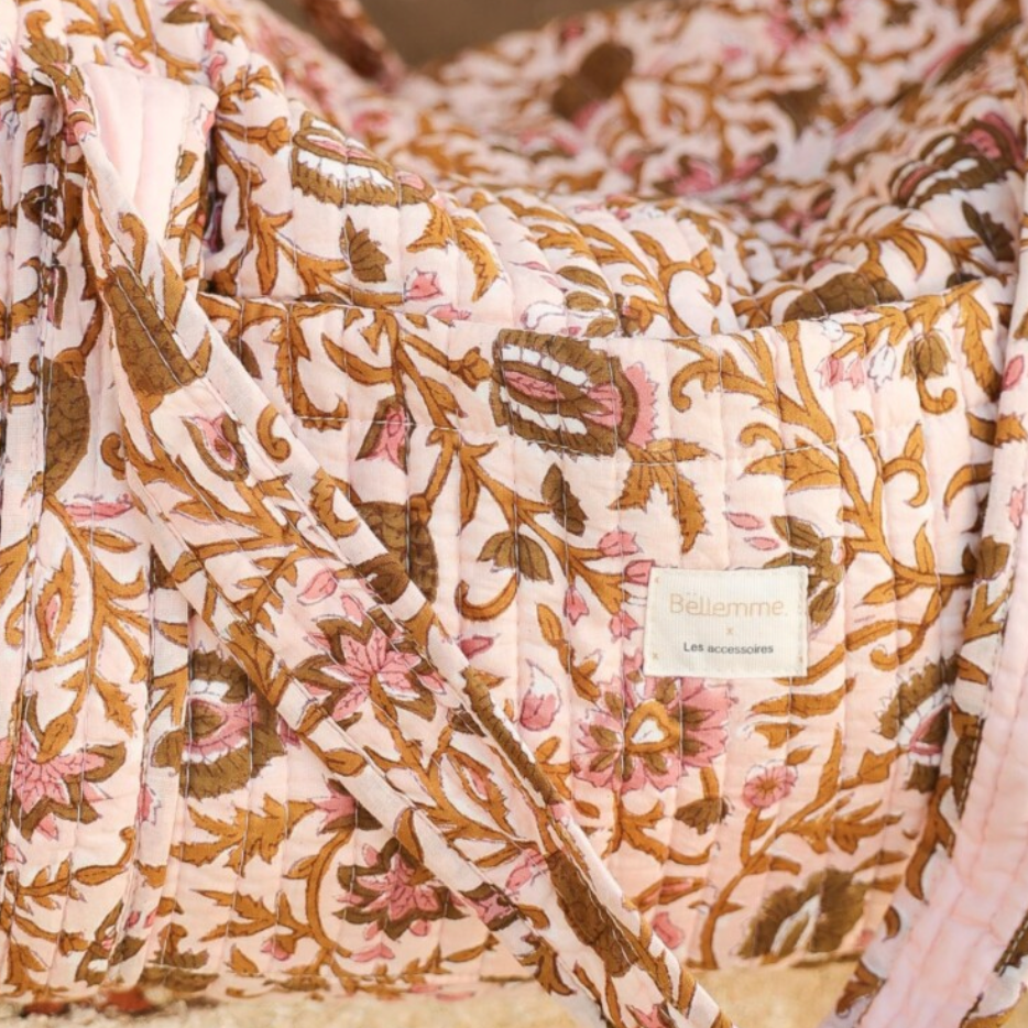 Sac weekend - Mina rose poudré
