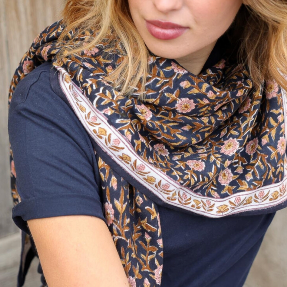 Foulard - Scarlett encre