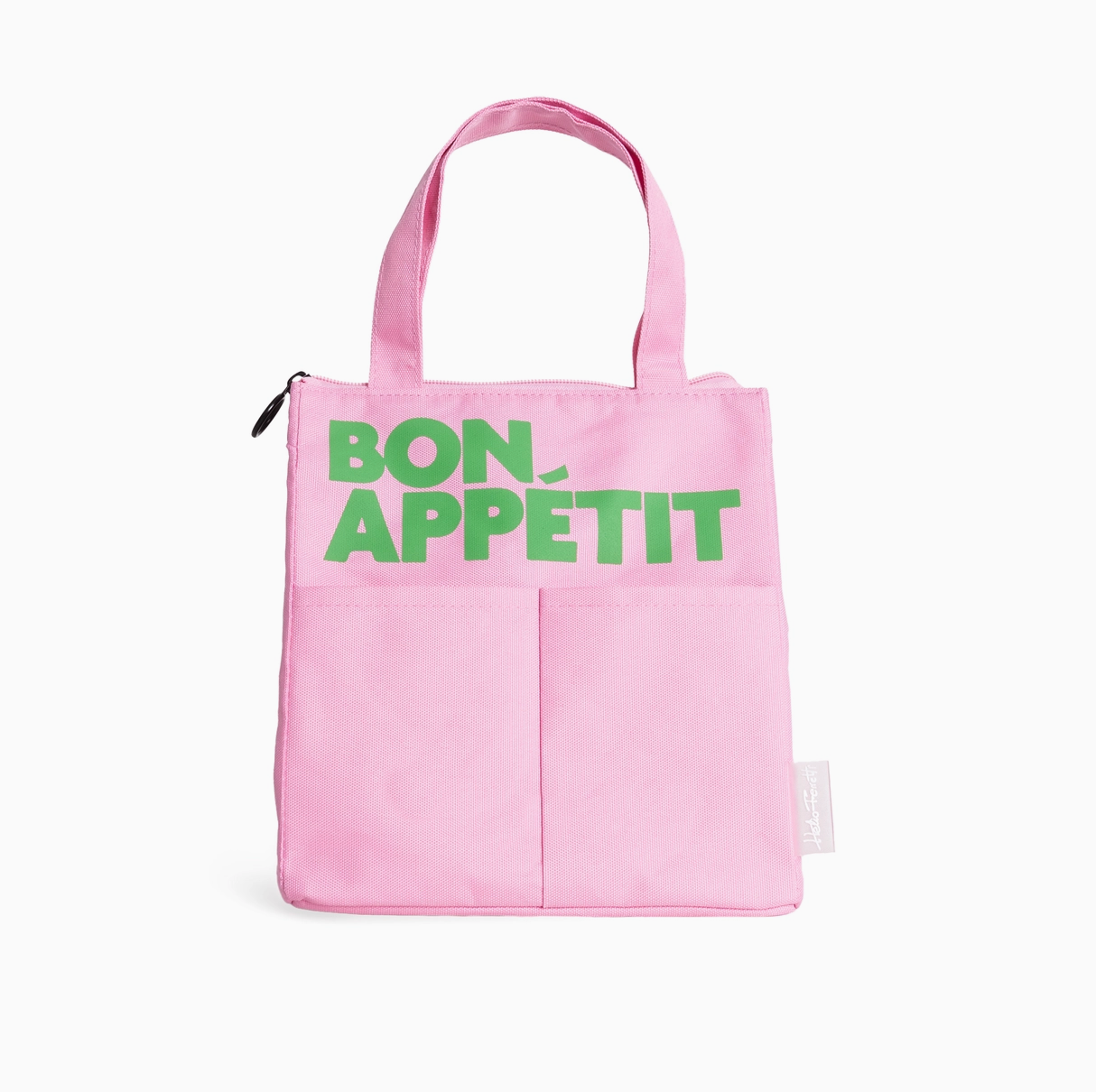 Sac isotherme "Bon Appétit" - Rose & Vert