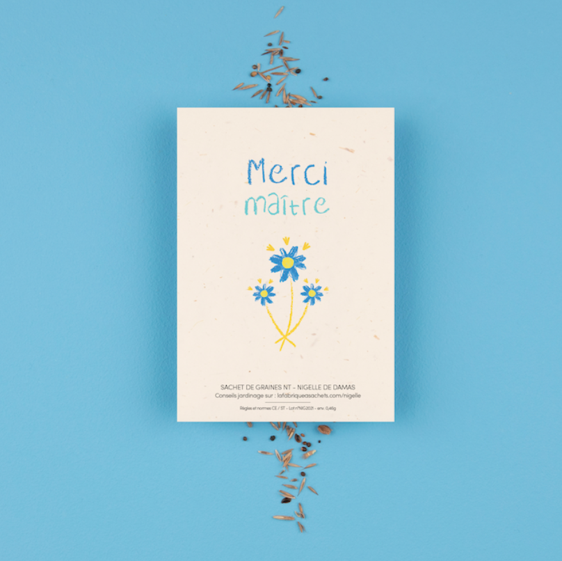 Sachet de graines - Merci maître