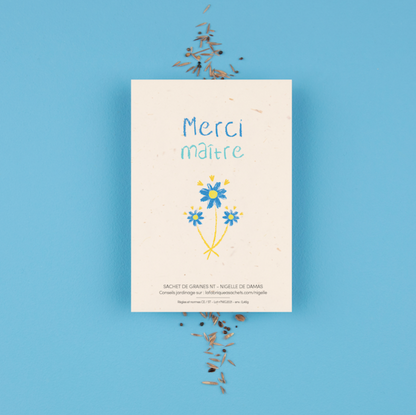 Sachet de graines - Merci maître