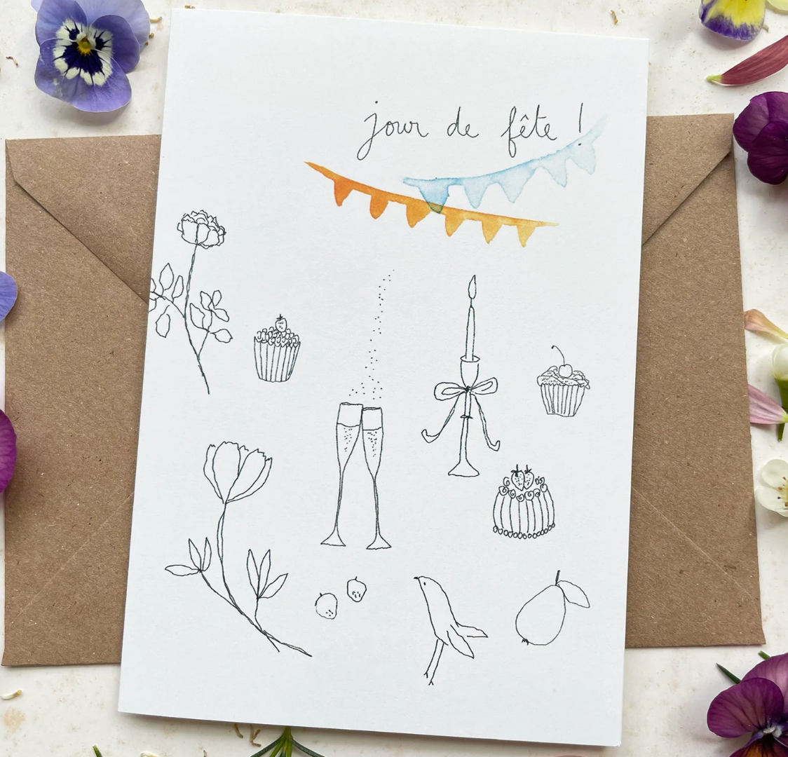 Carte - jour de fête !