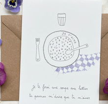 Carte - Soupe aux lettres