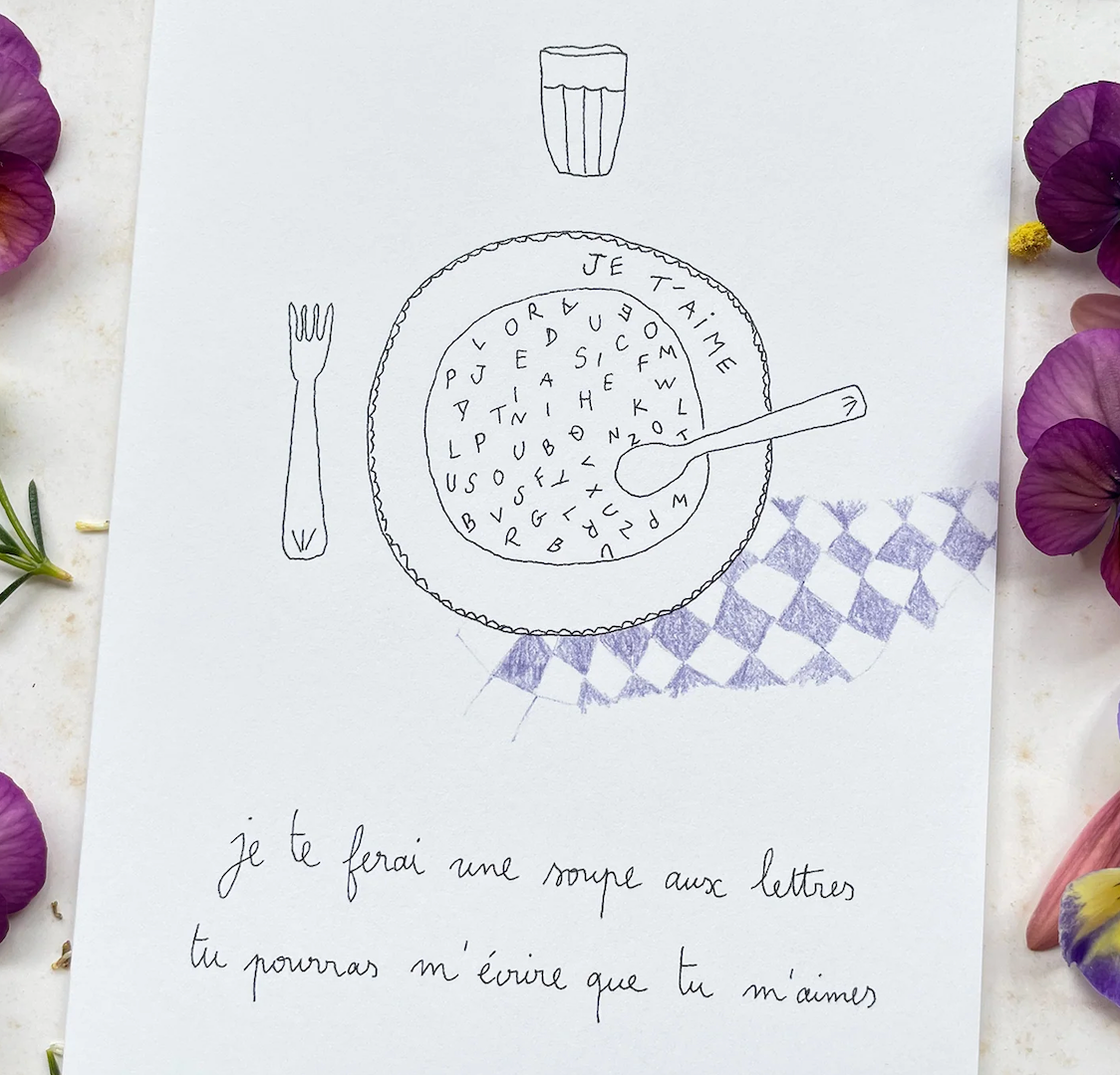 Carte - Soupe aux lettres