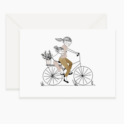 Carte - Vélo maman et fille