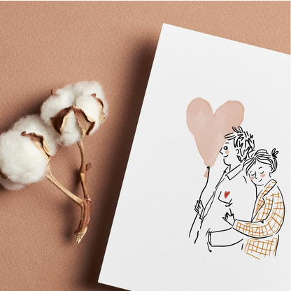 Carte postale - Crazy love