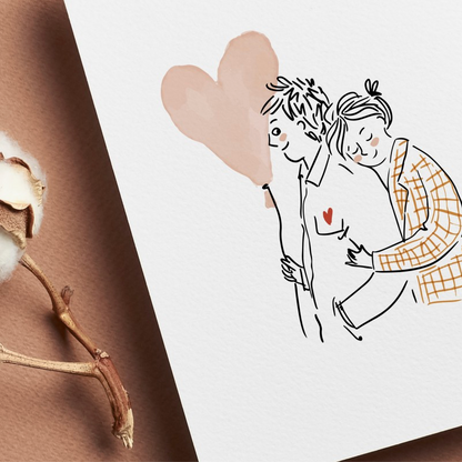 Carte postale - Crazy love