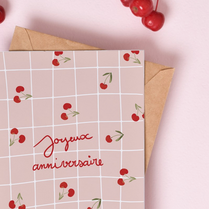 Carte joyeux anniversaire – Belle de Mai