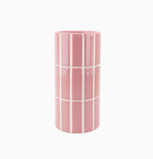 Vase carrelage - Rose