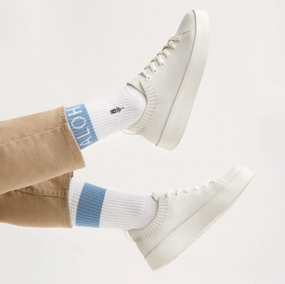 Chaussettes homme bleu et blanc - Aloha