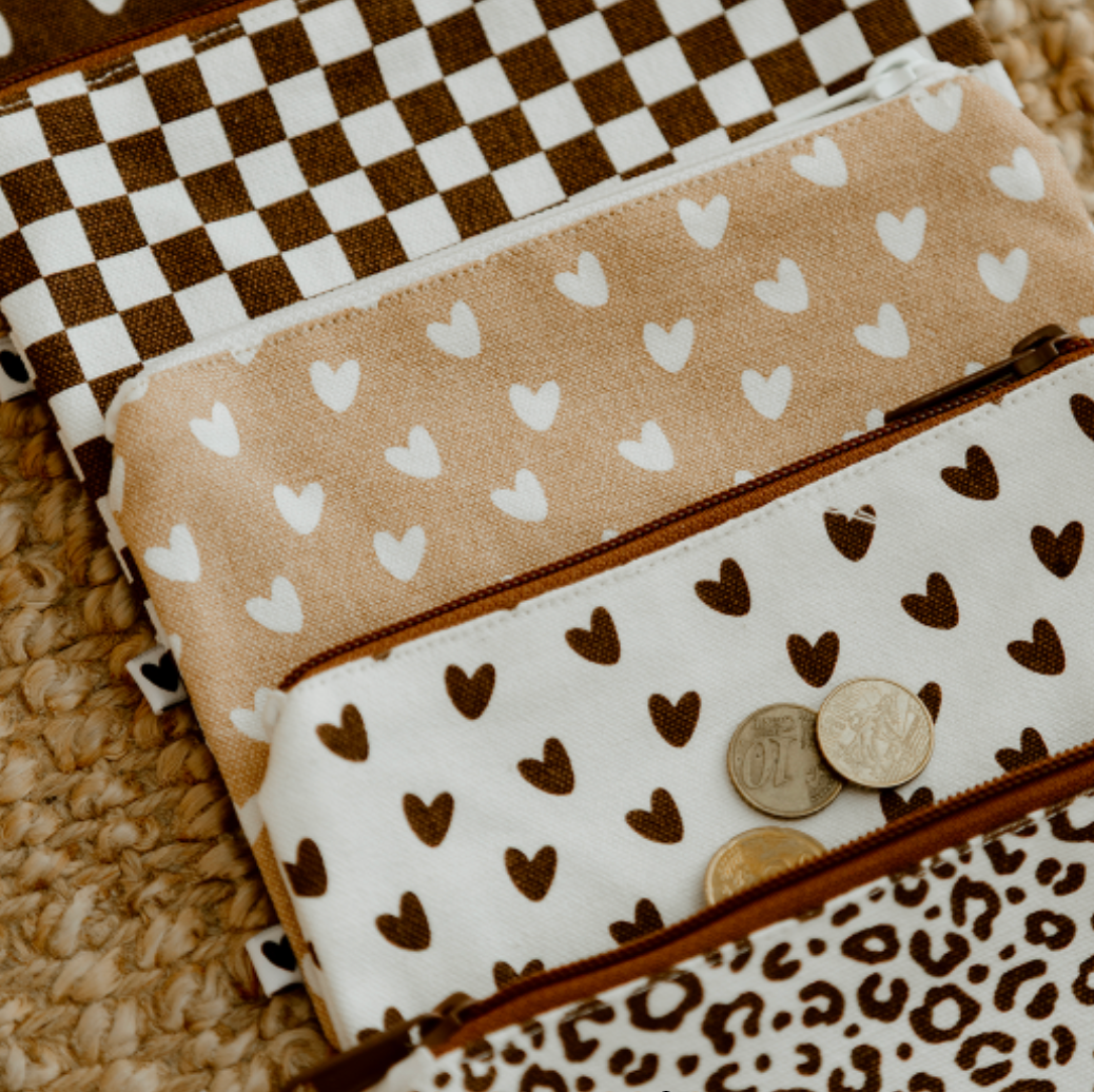 Porte-monnaie - Nougat coeurs